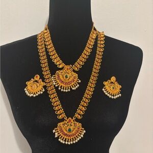 Indian necklace jewelry set
